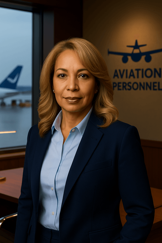 Daima Castellanos, Reclutadora de Aviación en Aviation Personnel